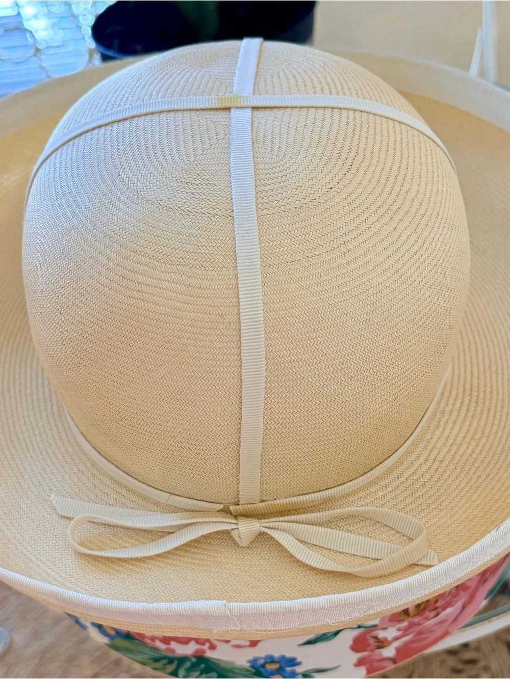 Women’s Wide Brim Sun Hat in Cream